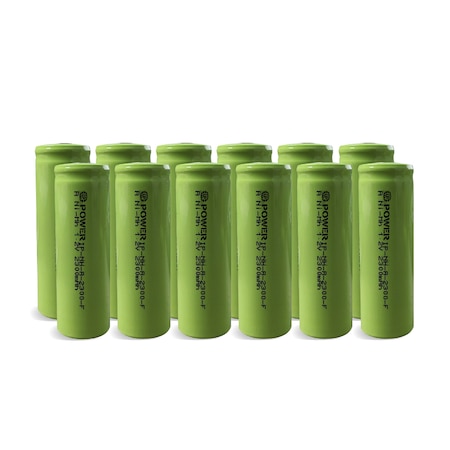 Ip Power Ni-Mh A 2300mAh Rechargeable Flat Top - 12PK IP-NH-A-2300-FT-12
